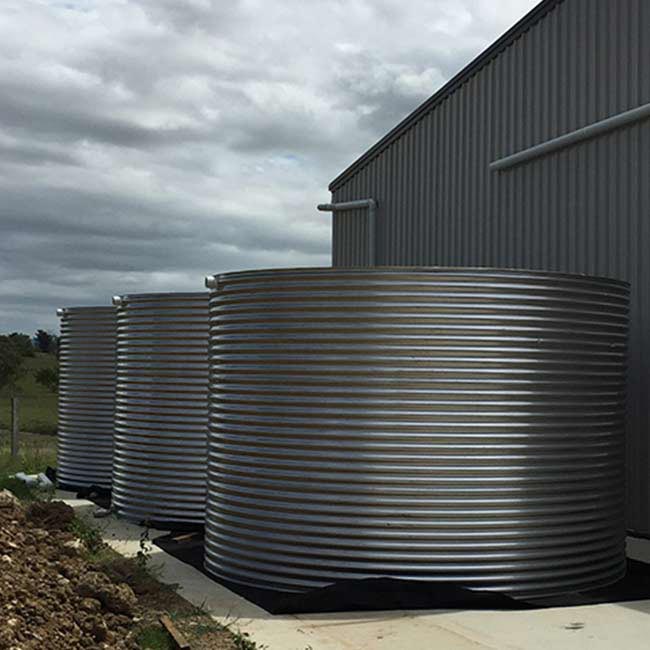 22,619L Colorbond Round Water Tanks