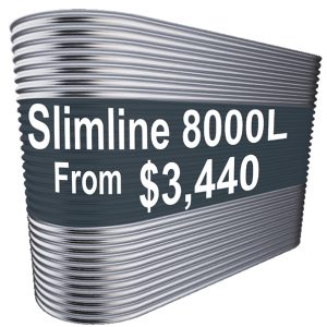 Slimline 8000L Water Tanks